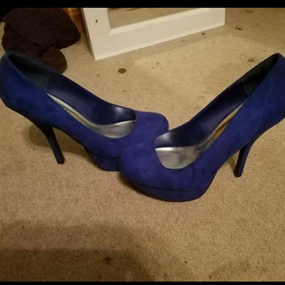 Blue heels